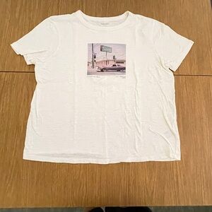 Old Navy White Graphic Tee
